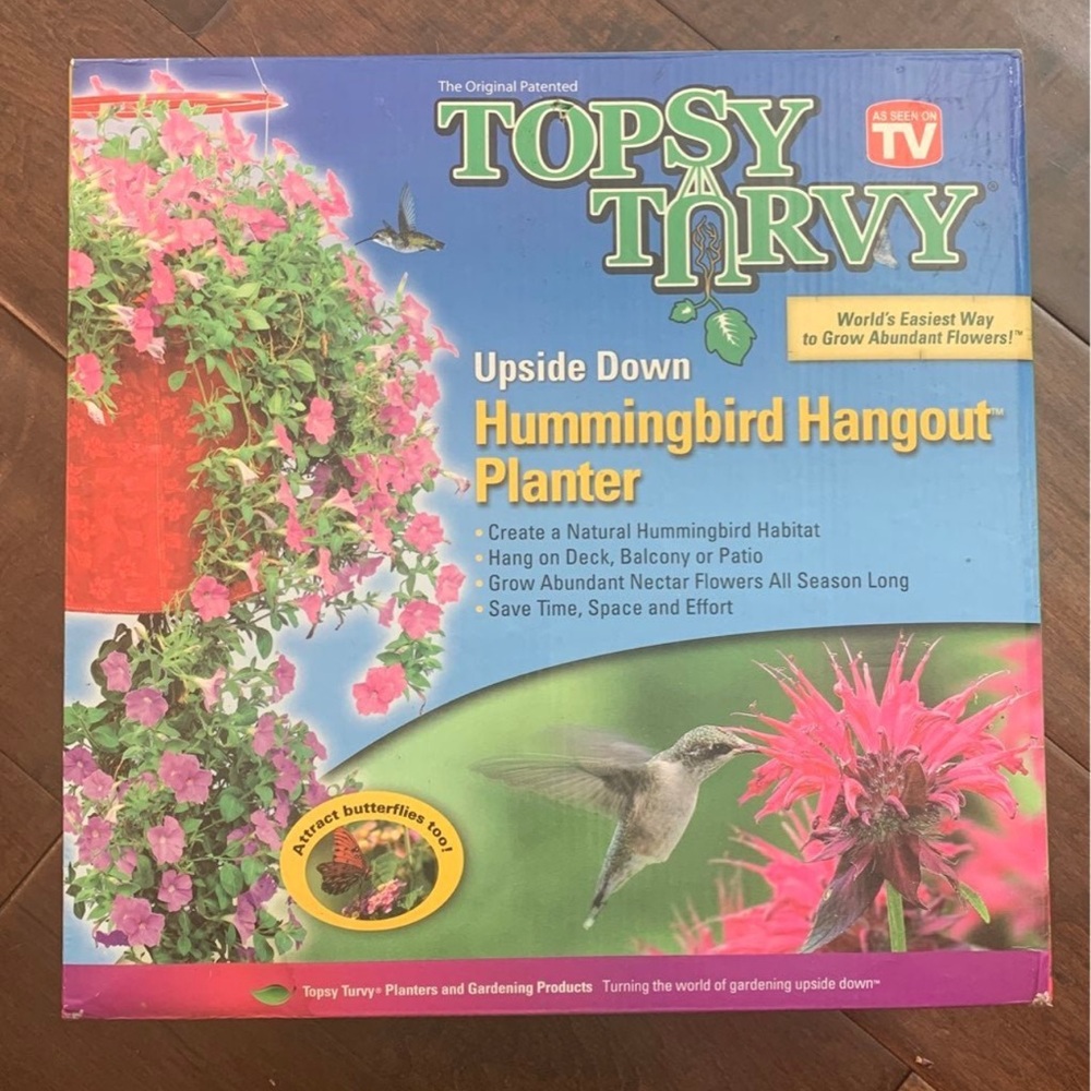 As seen on TV Topsy Turvy new never used box may show wear from storage
